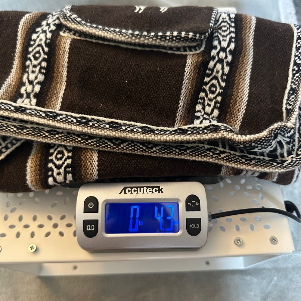Peruvian Woven Llama Alpaca Crossbody Messenger Bag Brown Southwestern Boho - Picture 9 of 9